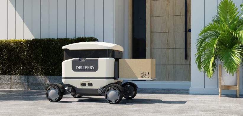 Delivery robot. | Newsreel