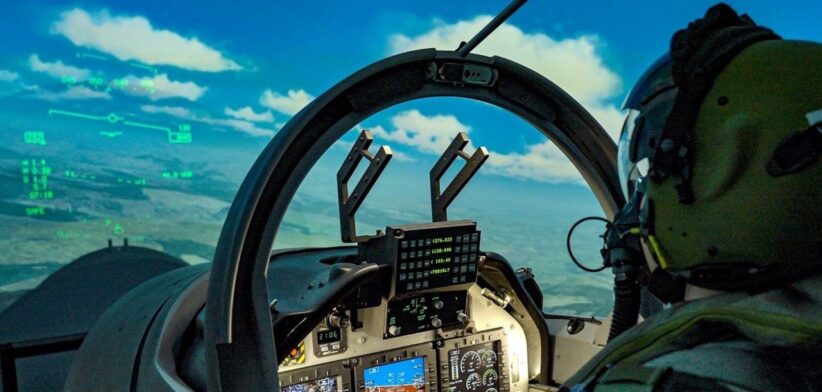 Flight simulator. | Newsreel