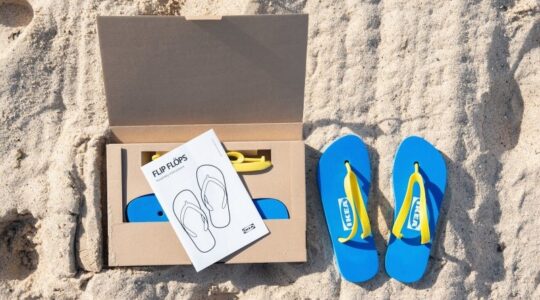 IKEA flips out with flat-pack fashion icon