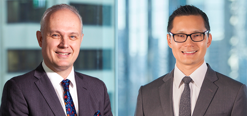 Scott Whitla and Wei Lim from McCullough Robertson Lawyers - Newsreel