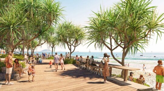 Beach preserved in updated Mooloolaba foreshore plans