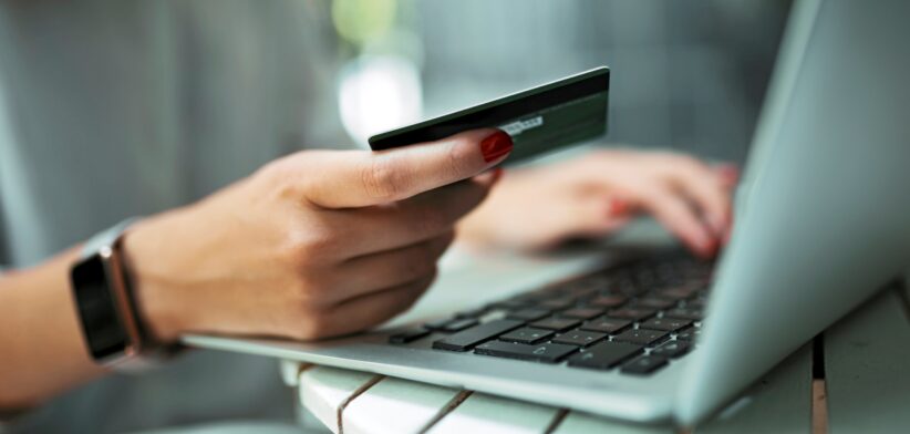 Shopping online with credit card. | Newsreel