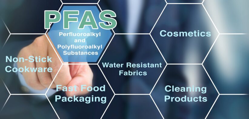 PFAS graphic. Newsreel