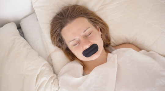 Mouth taping latest sleeping beauty trend