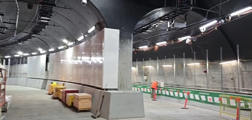 Adelaide St bus tunnel, Brisbane, Queensland, Australia. | Newsreel