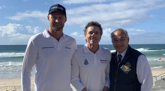 Maynard hands over Chief Lifeguard duties