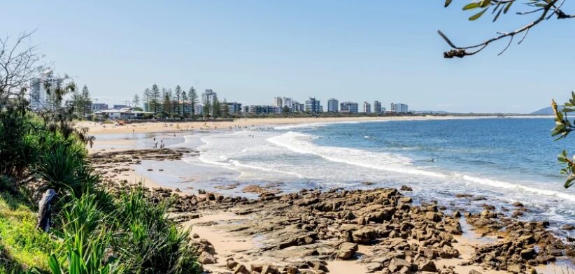 Maroochydore Beach and Alexandra Headland, Sunshine Coast, Queensland, Australia. | Newsreel