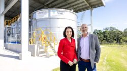 Sunshine Coast Mayor Rosanna Natoli and McCormick Australia Managing Director Paris Golden. | Newsreel
