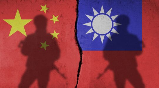 Chinese and Taiwanese flags. | Newsreel