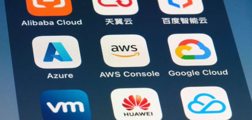 Technology company icons on phone. | Newsreel