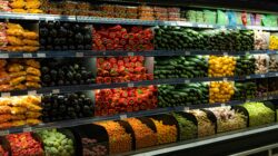 Vegetables in supermarket. | Newsreel