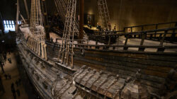 The Vasa ship in Stockholm, Sweden.