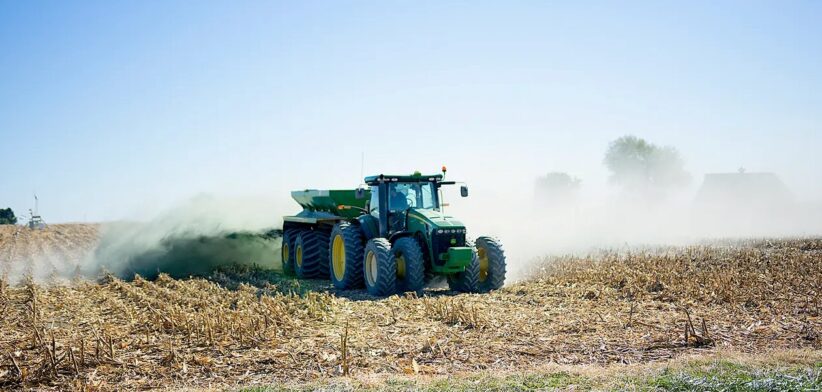 Spreading basalt to improve soil. | Newseel