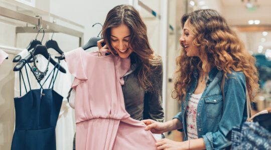 Women clothes shopping. | Newsreel