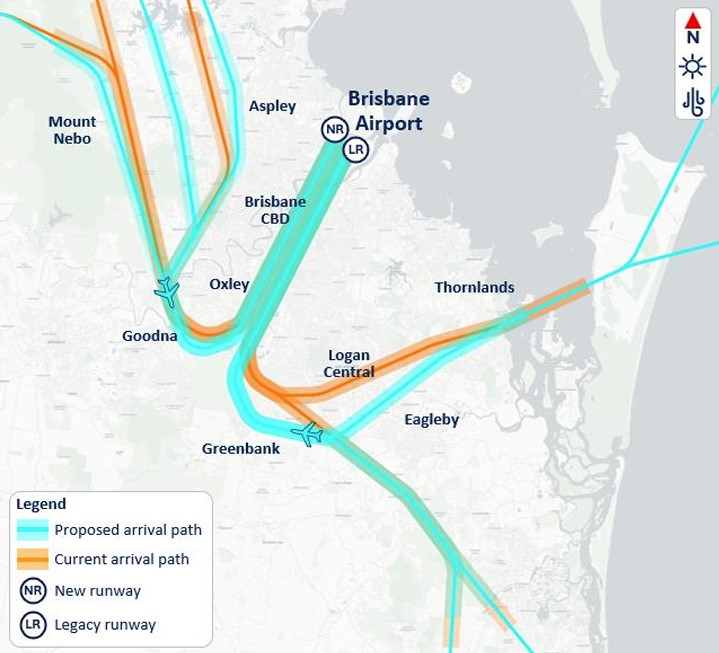 FP 3.1 Arrivals over land to support indepedent parrallel runway operations