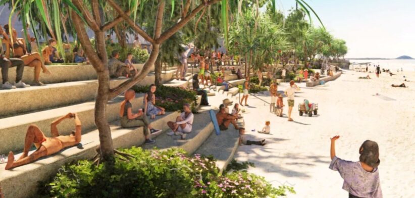 Artist's impression of the future Mooloolaba foreshore. | Newsreel