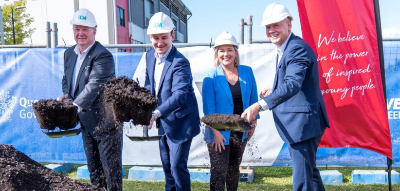City of Moreton Bay Mayor Peter Flannery, Queensland Housing and Public Works Minister Sam O'Connor, City of Moreton Bay Deputy Mayor Jodie Shipway, Y Queensland CEO Damian Foley. | Newsreel