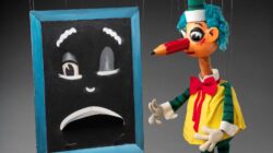 Mr Squiggle and Blackboard. | Newsreel