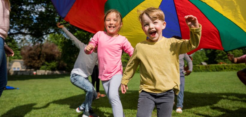 Children playing. | Newsreel