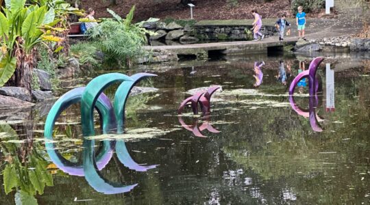 Sculpture at the Mt Coot-tha Botanic Gardens. | Newsreel