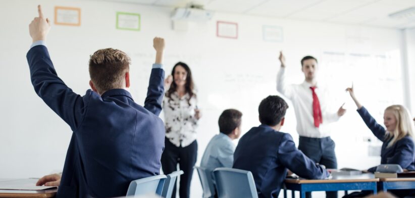 Students in class. | Newsreel