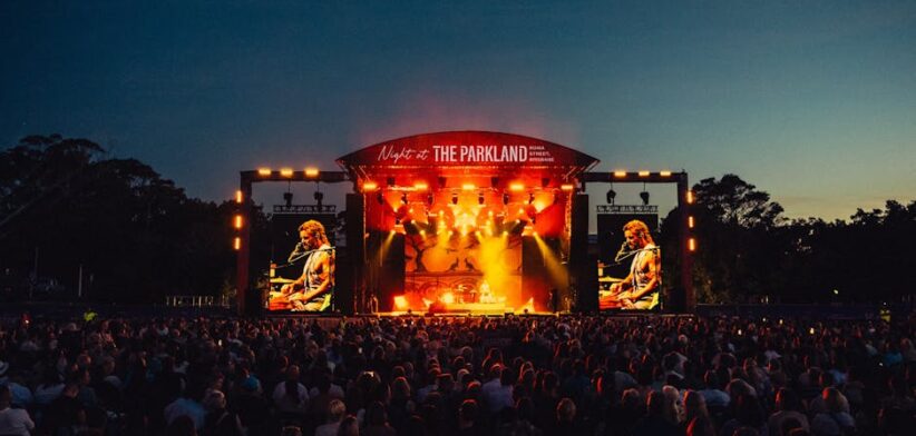 night at the parkland