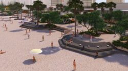 Artist's impression of an extended Cavill Mall on the Gold Coast.