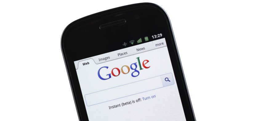 Google on phone. | Newsreel