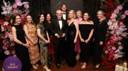 McCullough Robertson wins prestigious pro bono award