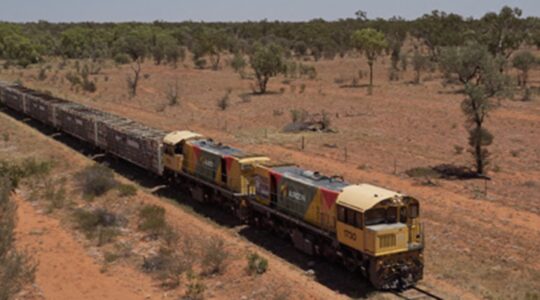 Queensland Rail freight train. | Newsreel