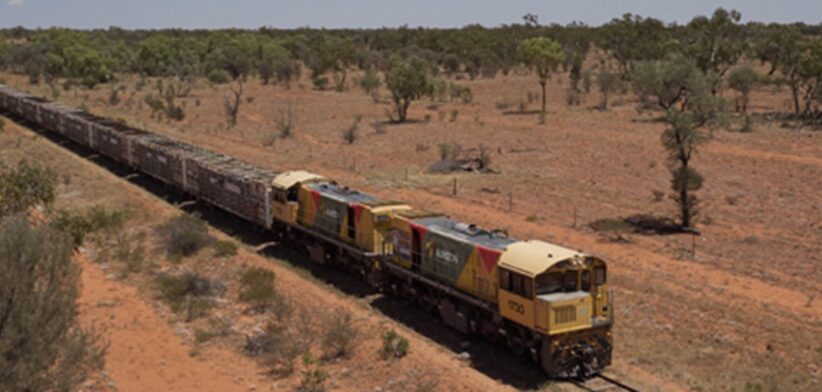 Queensland Rail freight train. | Newsreel