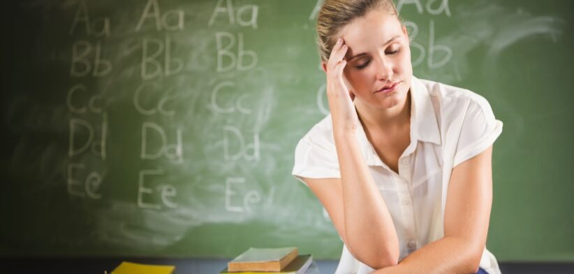 Stressed teacher. | Newsreel
