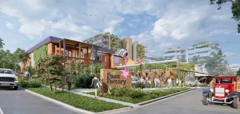 Artist's impression of The Paint Factory, Yeronga, Brisbane. | Newsreel