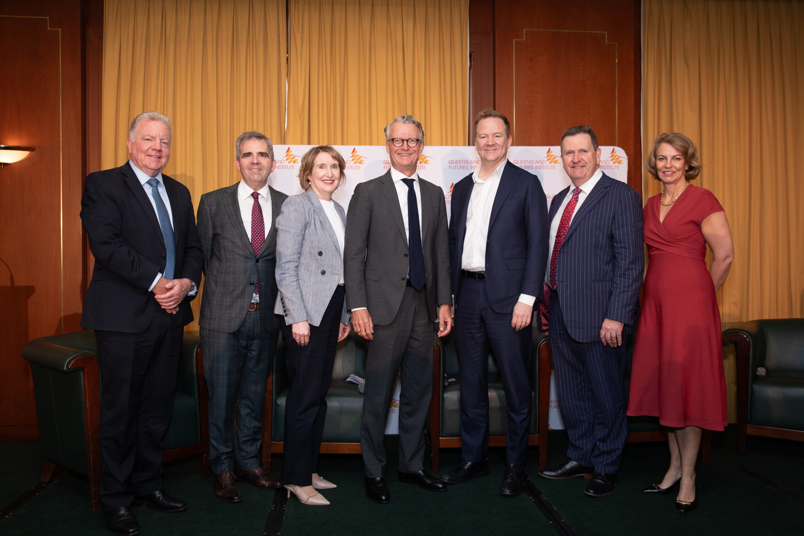 Speakers at today's QFI Economic Outlook forum - Newsreel