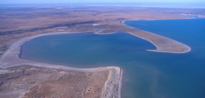 Lake Eyre, Australia.