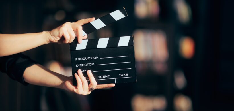 Movie Clapper board. | Newsreel