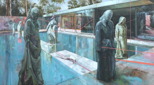 David Wells painting Dream house with a galah. | Newsreel