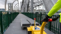 Story Bridge repairs. | Newsreel