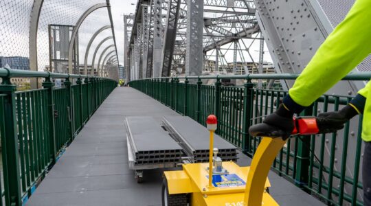 Quick-step workers fast-track bridge footpath opening