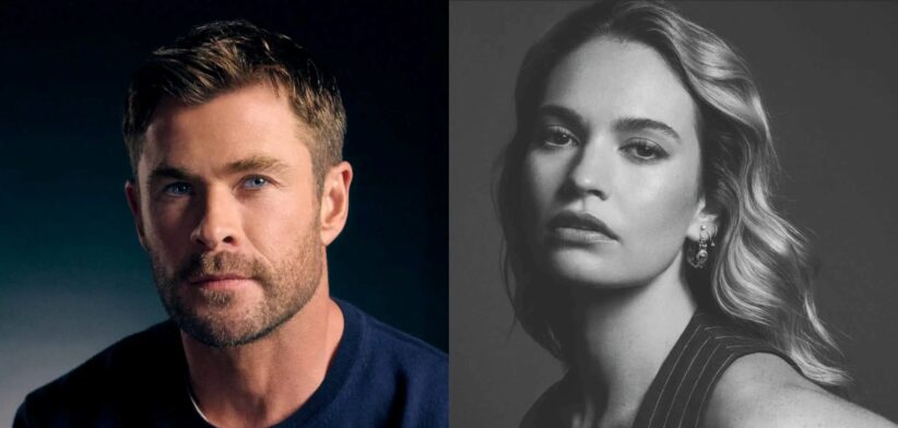 Chris Hemsworth and Lily James. | Newsreel