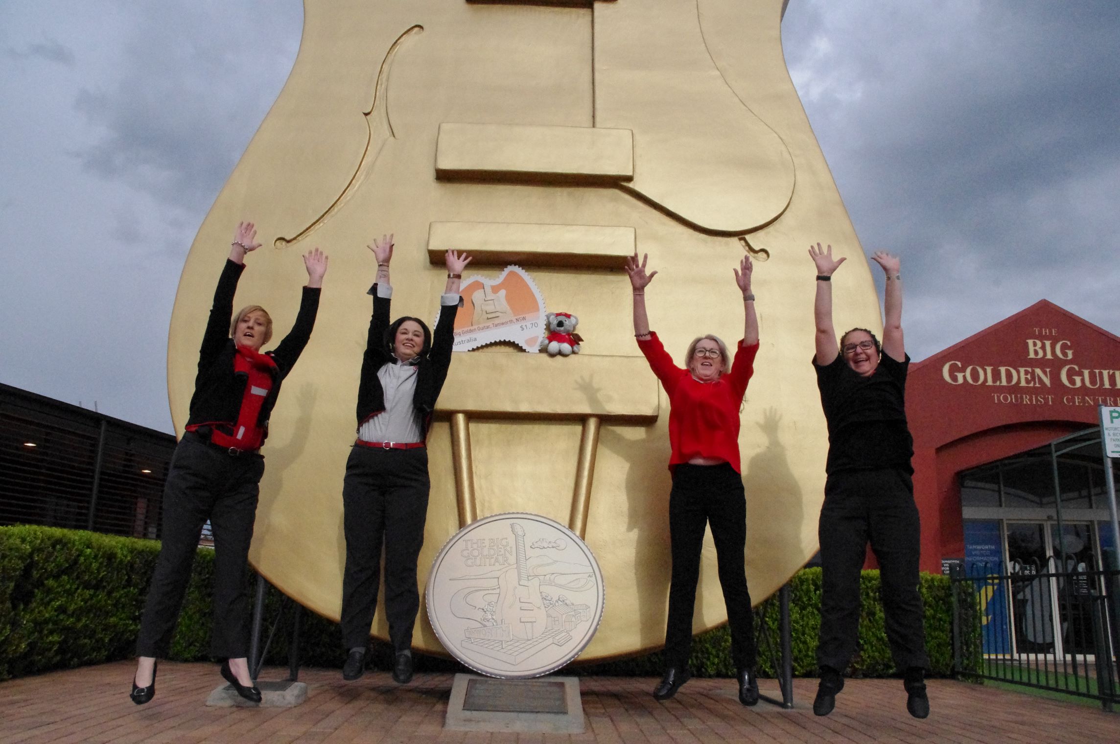 The Big Golden Guitar, New South Wales, Australia.
