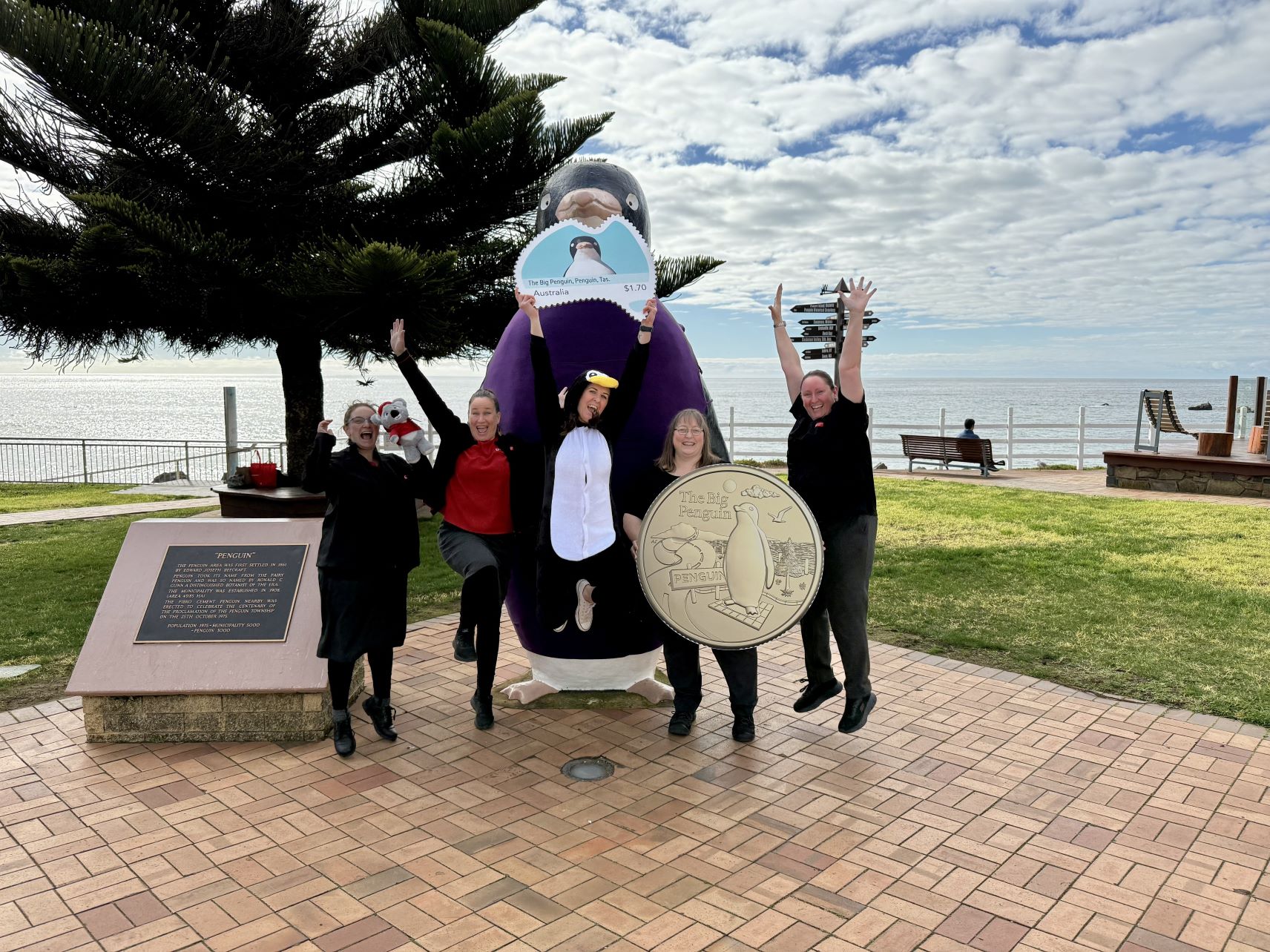 The Big Penguin, Tasmania, Australia.