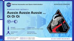 Moon boarding pass. | Newsree
