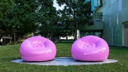 Cj Hendry's Pink Chairs. | Newsreel