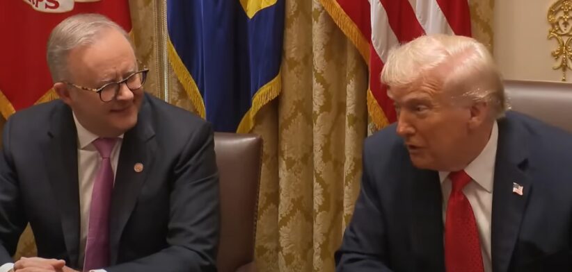 S President Donald Trump and Australian Prime Minister Anthony Albanese. | Newsreel