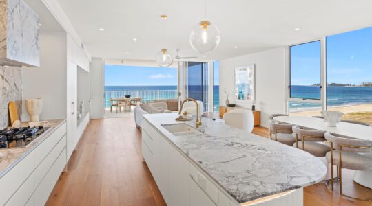 A beachfront penthouse at 309 Golden Four Drive Bilinga goes to Auction on October 17.