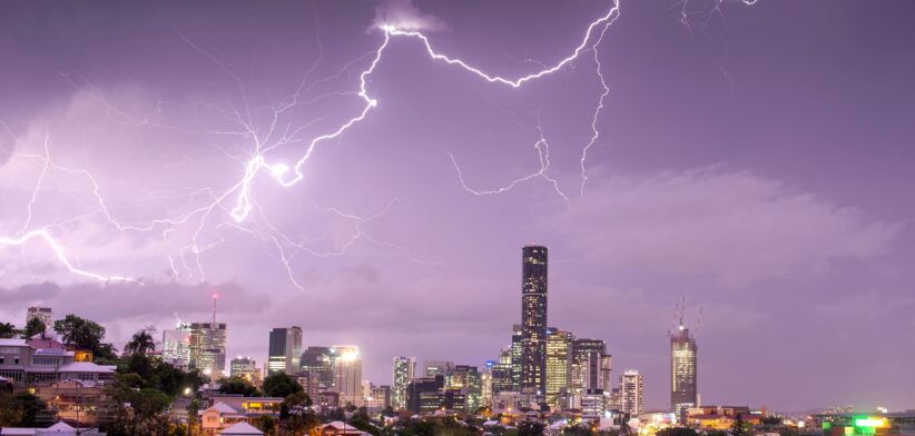 Storm in Brisbane. | Newsreel