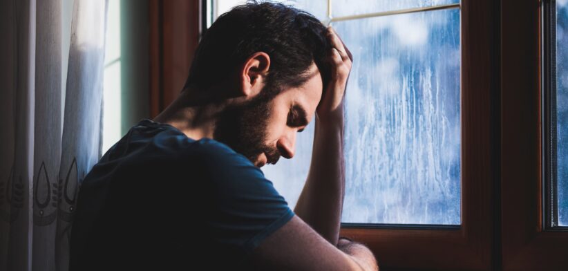 Man sad and depressed. | Newsreel