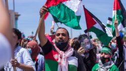 Free Palestine protest.