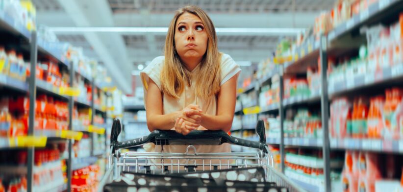 Frustrated supermarket shopper. | Newsreel
